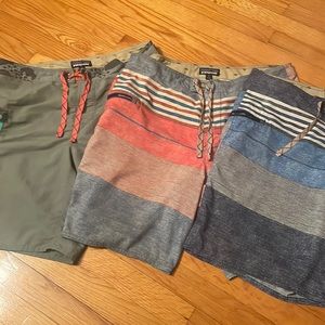 Patagonia Lot of Men’s Board Shorts